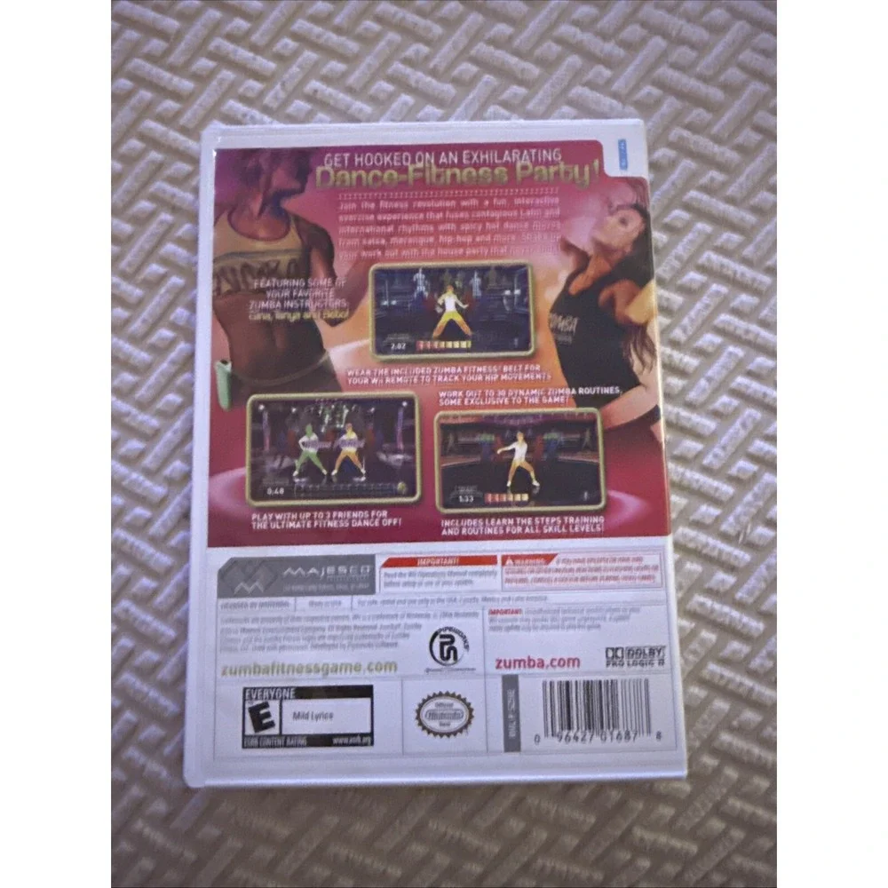 Zumba Fitness (Nintendo Wii, 2010) Complete In Box - No‎ Belt